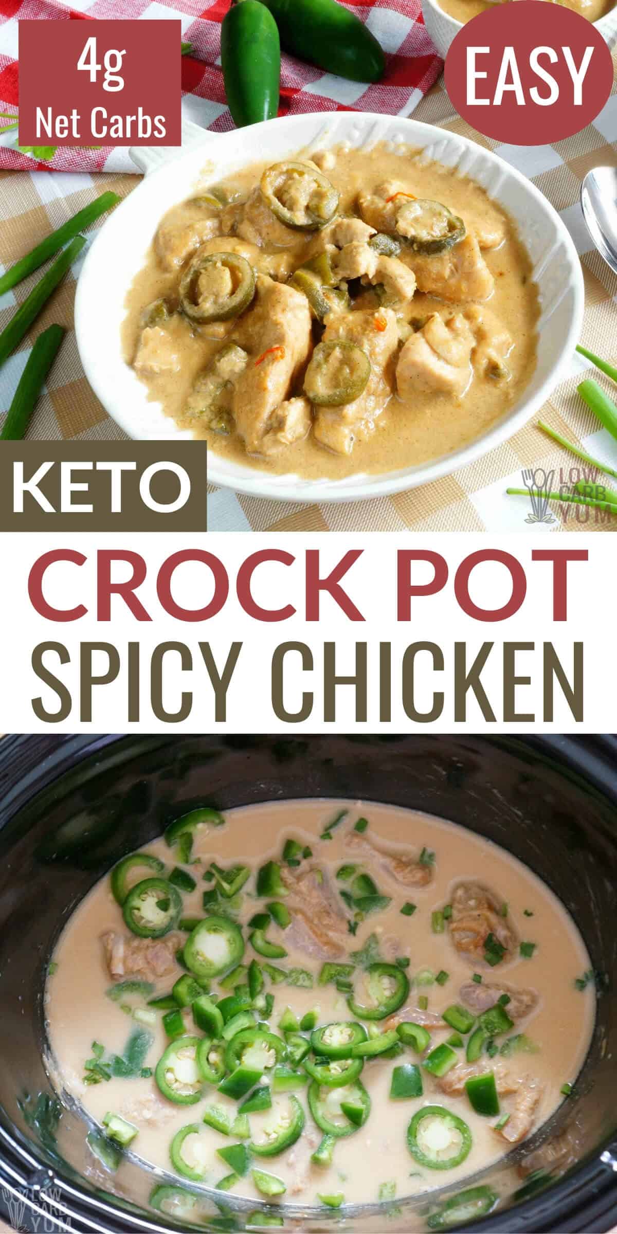 spicy crock pot chicken recipe